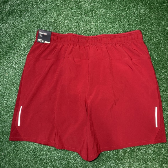 VRST Stride Running Shorts Mens Large Red Lined 5" Lightweight Stretch - Picture 2 of 5